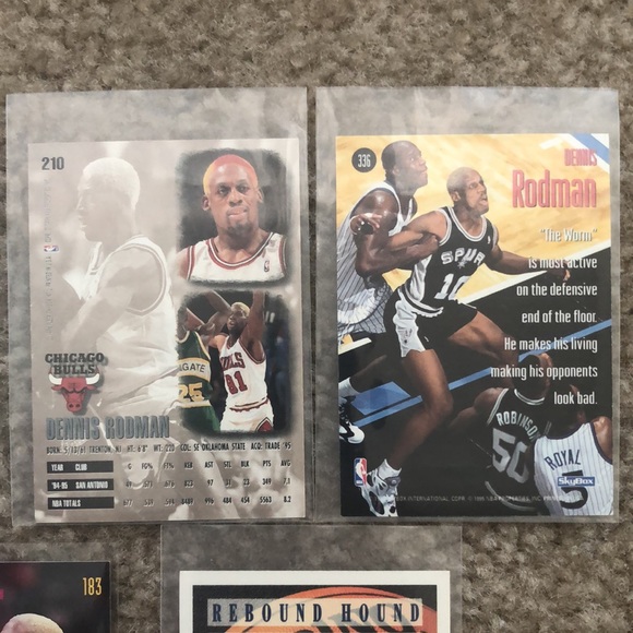 Dennis Rodman Basketball Card Lot - Picture 8 of 10